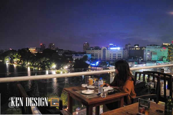 Thiết kế quán cafe view Hồ Gươm